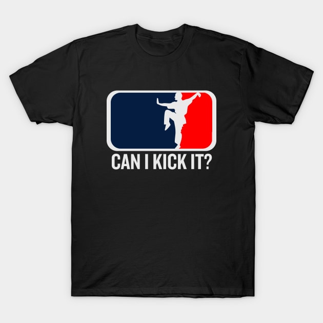 Can I kick it, Kung Fu, Karate, Can I kick it T-Shirt by Teessential